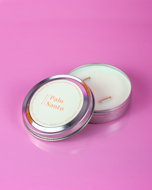 Soy Scented Candle, Palo Santo M-L-XL size