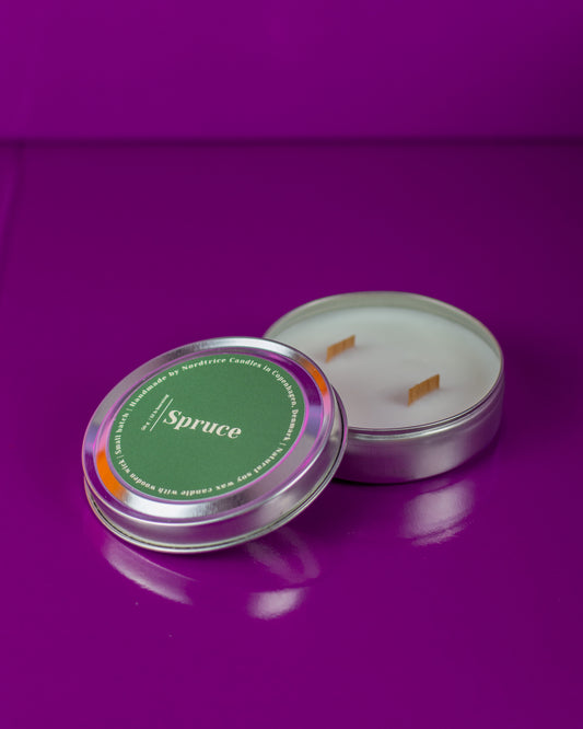 Soy Scented Candle, Spruce M-L-XL size