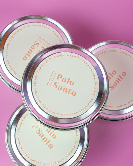 Soy Scented Candle, Palo Santo M-L-XL size