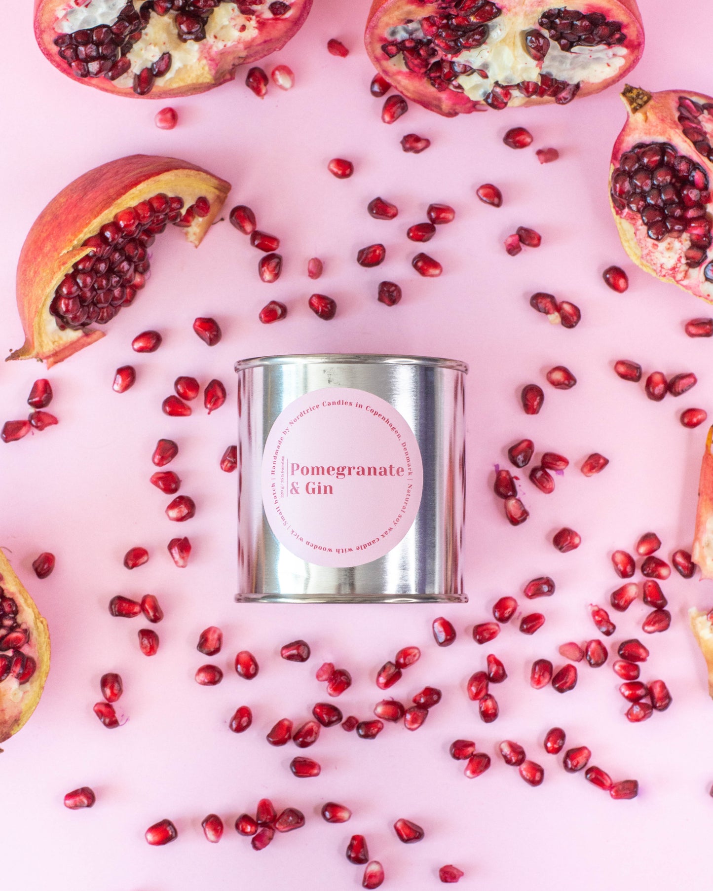 Soy Scented Candle, Pomegranate & Gin XL size