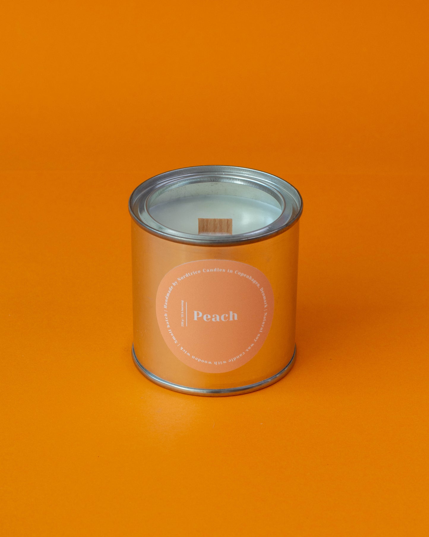 Soy Scented Candle, Peach XL size