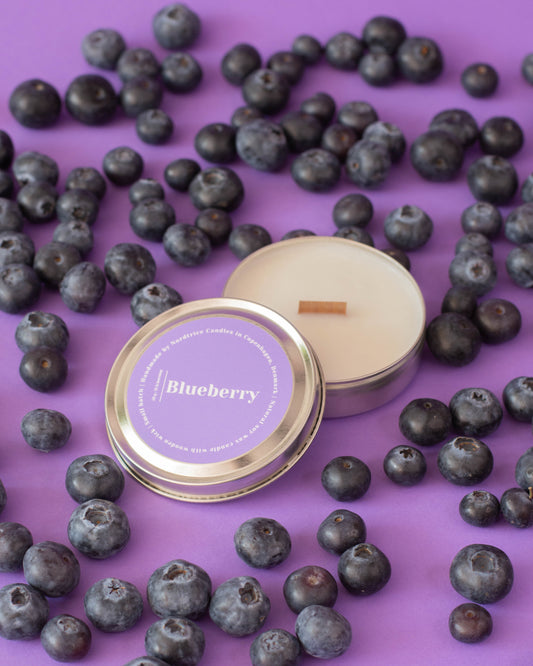 Soy Scented Candle, Blueberry M/L size