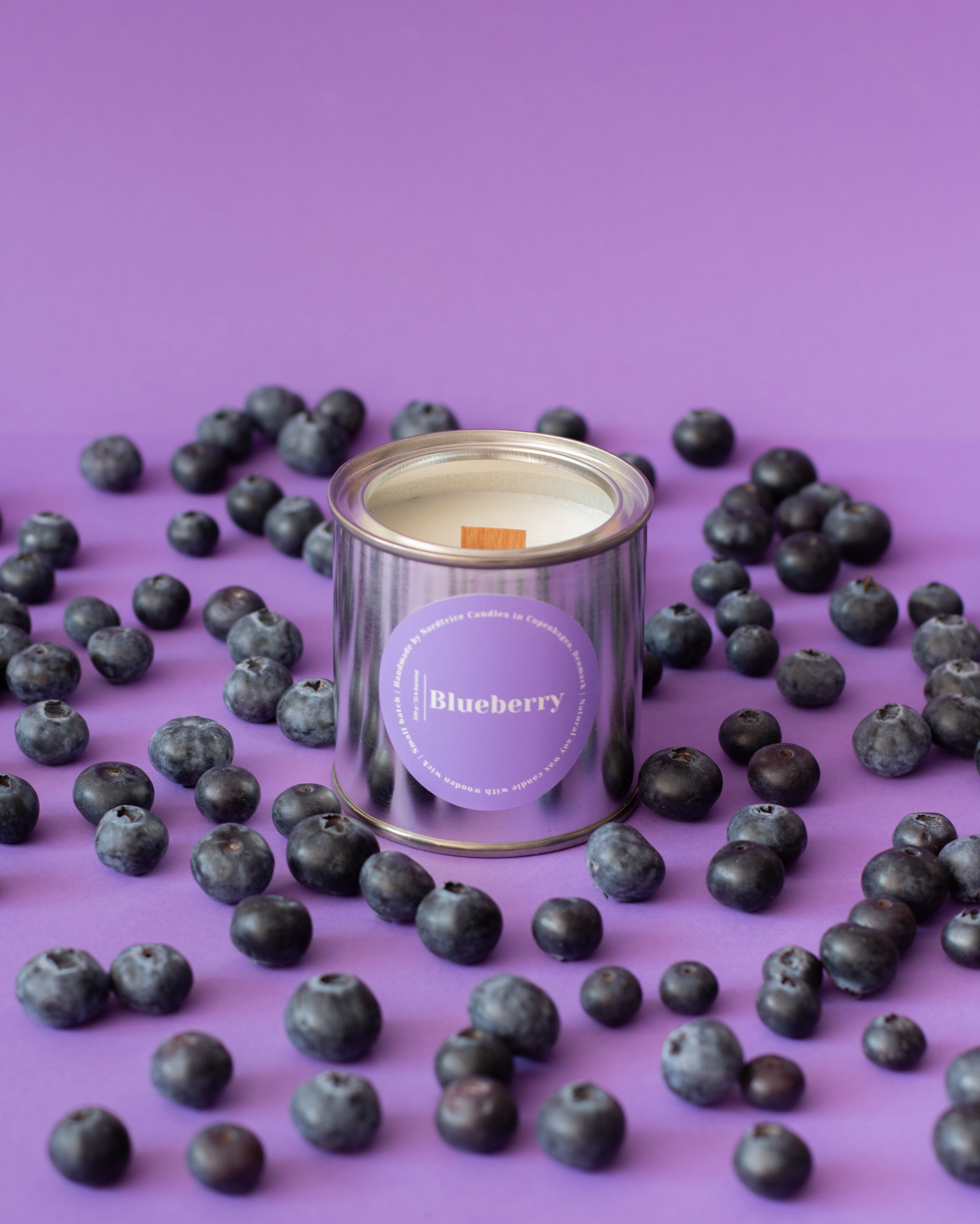 Soy Scented Candle, Blueberry XL size Nordtrice Candles