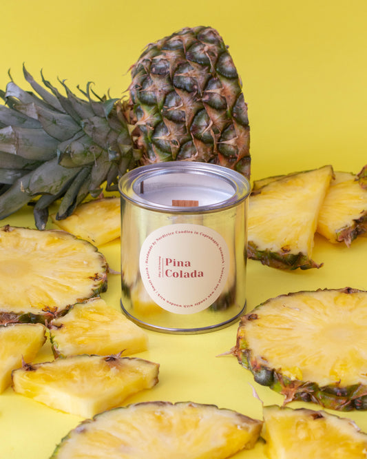 Soy Scented Candle, Pina Colada XL size