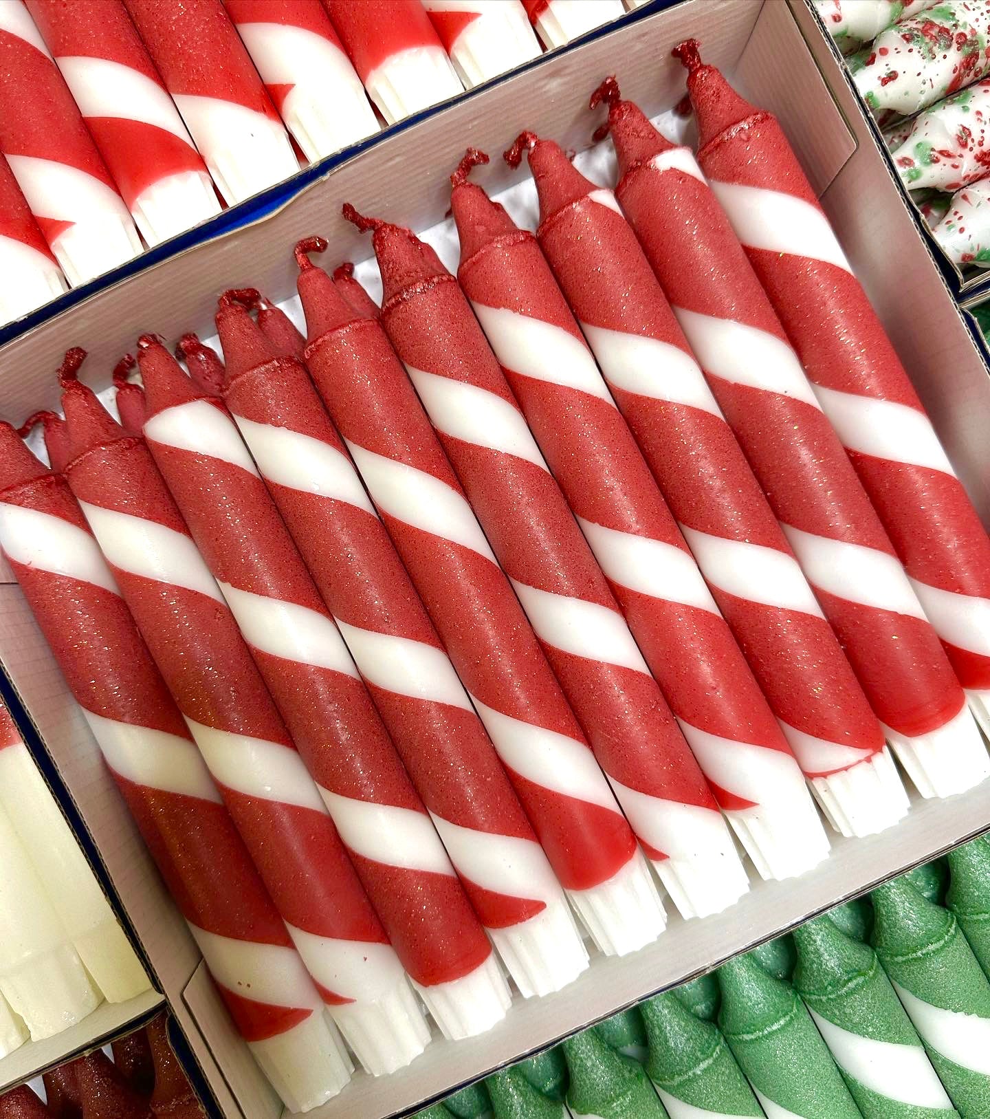 Christmas Candles, Red